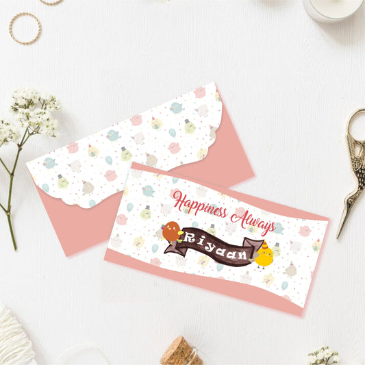 Custom Kids Gift Envelope for Gifting