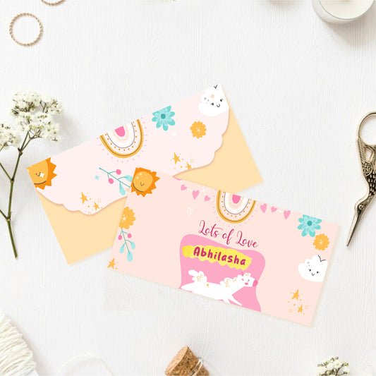 Custom Kids Gift Envelope for Gifting