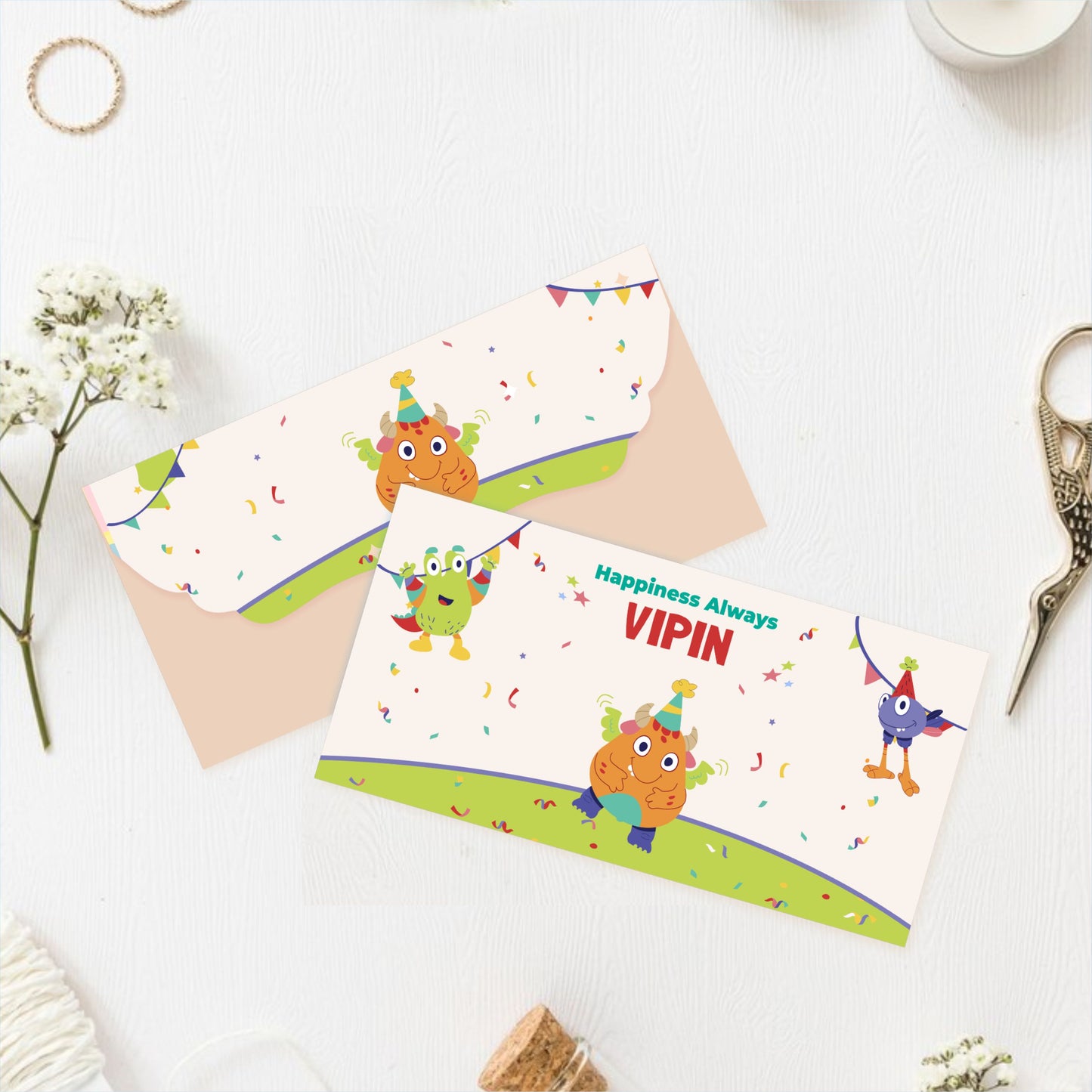Kids Envelope For Gifting Customized Kids Envelope