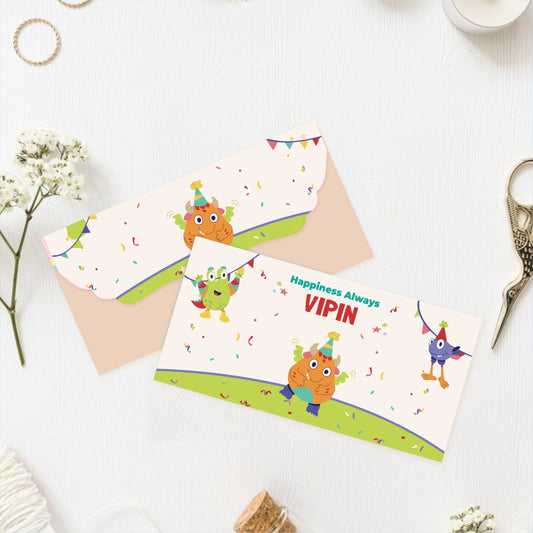 Kids Envelope For Gifting Customized Kids Envelope