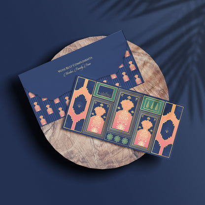 LUXURY MONEY ENVELOPE | BLUE AND GOLD MOTIF