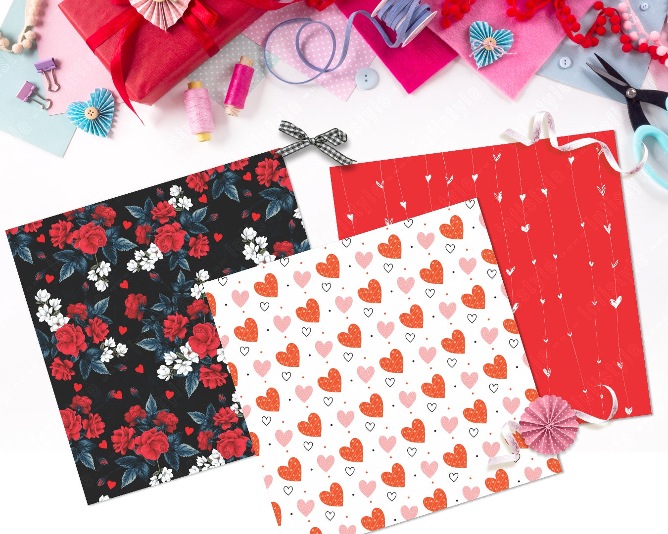 Valentine Craft Paper Pack 250 GSM
