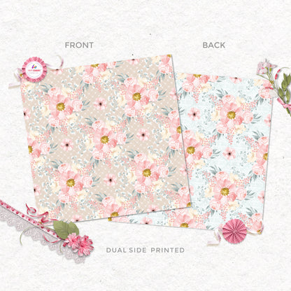 Pastel Paper Pattern Pack of 24 Sheet