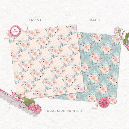 Pastel Paper Pattern Pack of 24 Sheet
