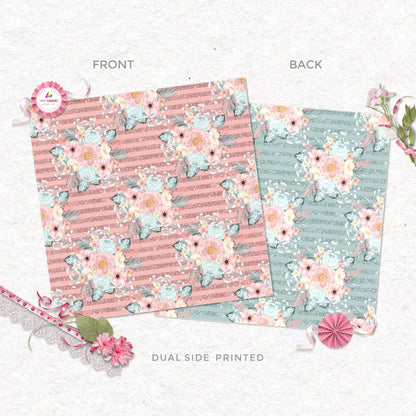 Pastel Paper Pattern Pack of 24 Sheet