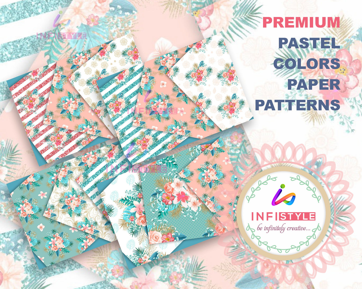 Pastel Color Paper 24 Sheets 250 GSM