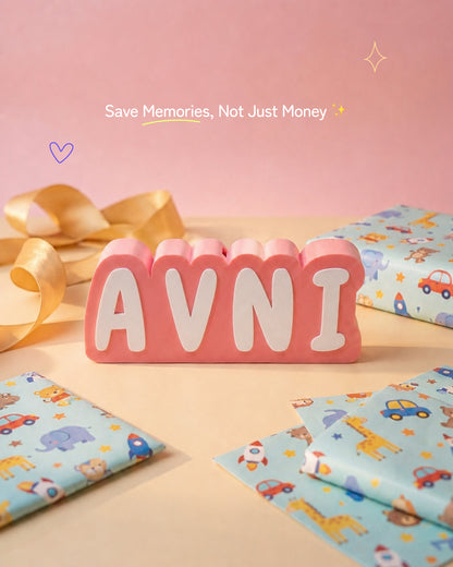 Personalised Name Piggy Bank | Custom 3D Printed Money Box for Kids & Gifting (Copy)