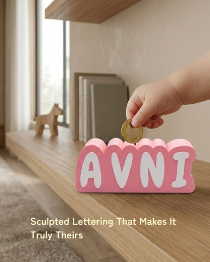 Personalised Name Piggy Bank | Custom 3D Printed Money Box for Kids & Gifting (Copy)