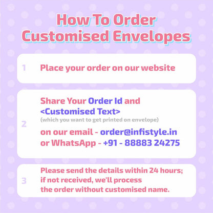 Custom Kids Gift Envelope for Gifting