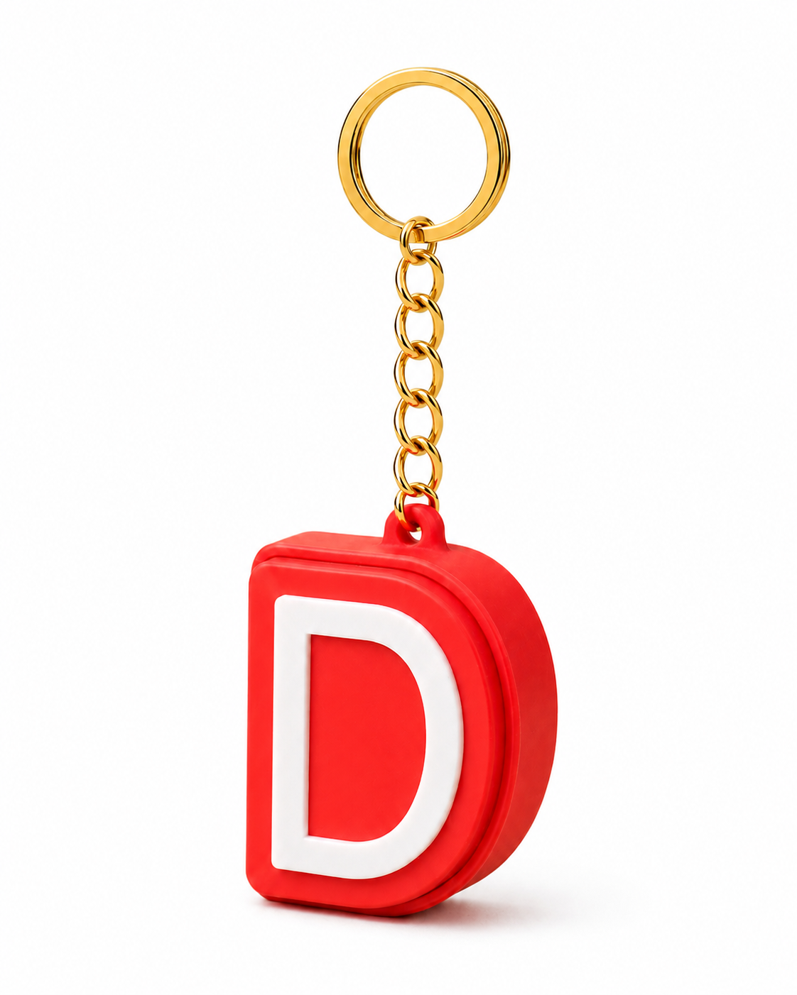 Personalised Clicker Letter Keychain Fidget Alphabet Keyring