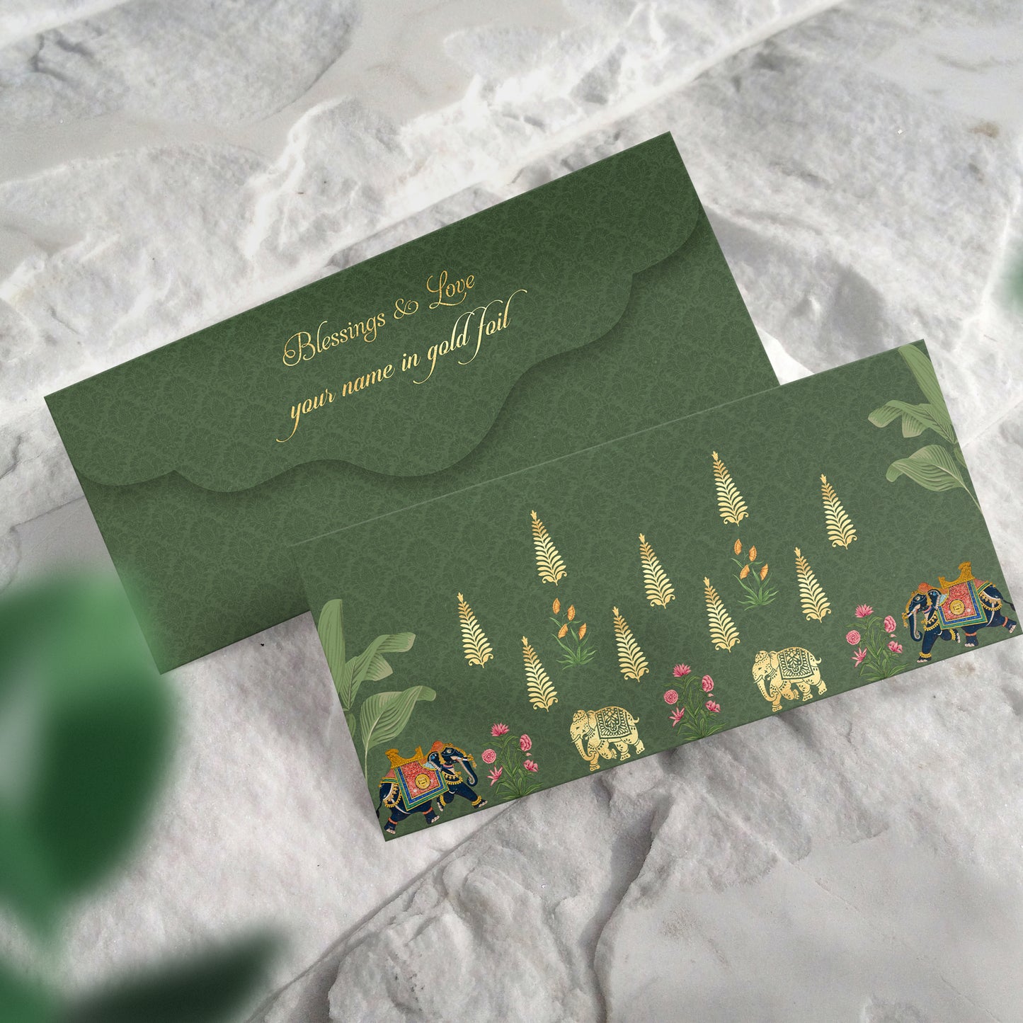 Luxury Money Envelopes in Gold Foil, Shagun Envelopes, Premium Envelopes