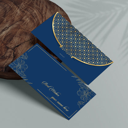 Luxury Shagun Envelopes | Royal Blue Set