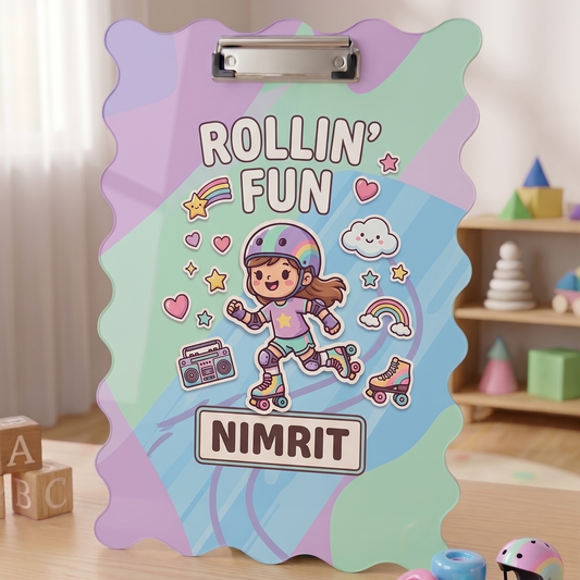 Customized Acrylic Exam Clipboard with Name | Personalized Name Examboard