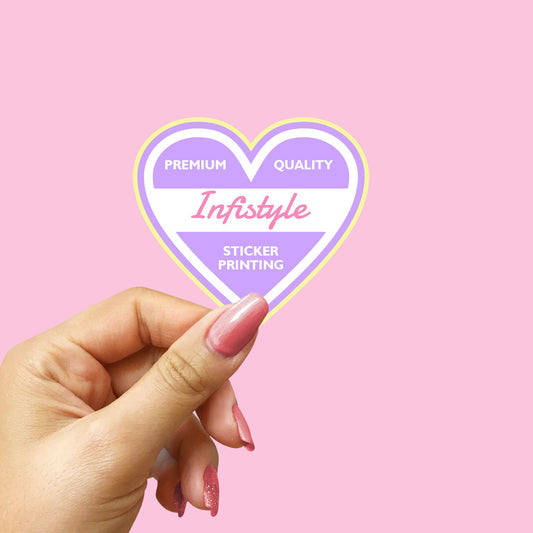 Customised Heart shape Stickers