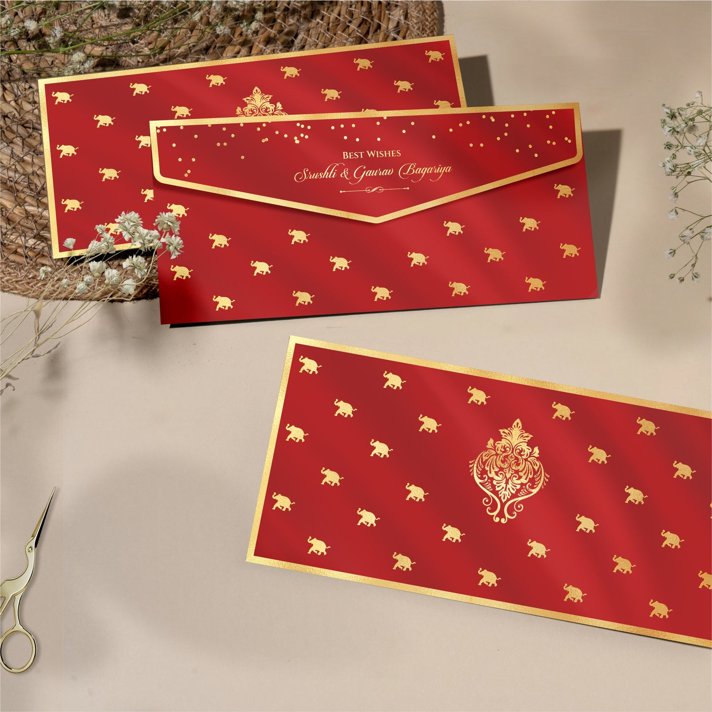 Royal Parade Gold Foil Shagun Envelope
