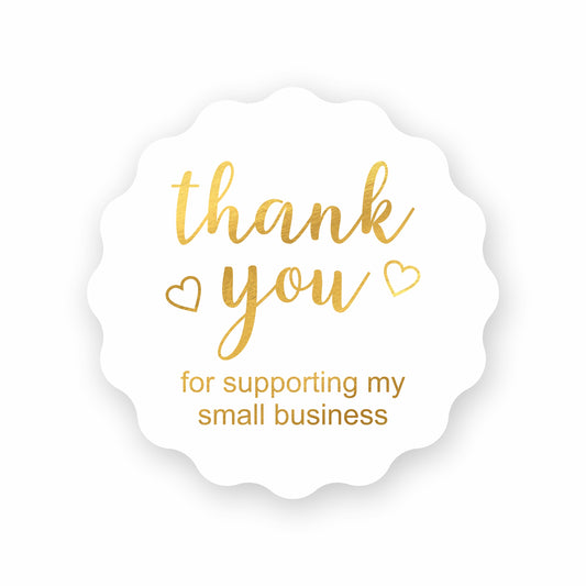 Thank You Stickers For Small Business