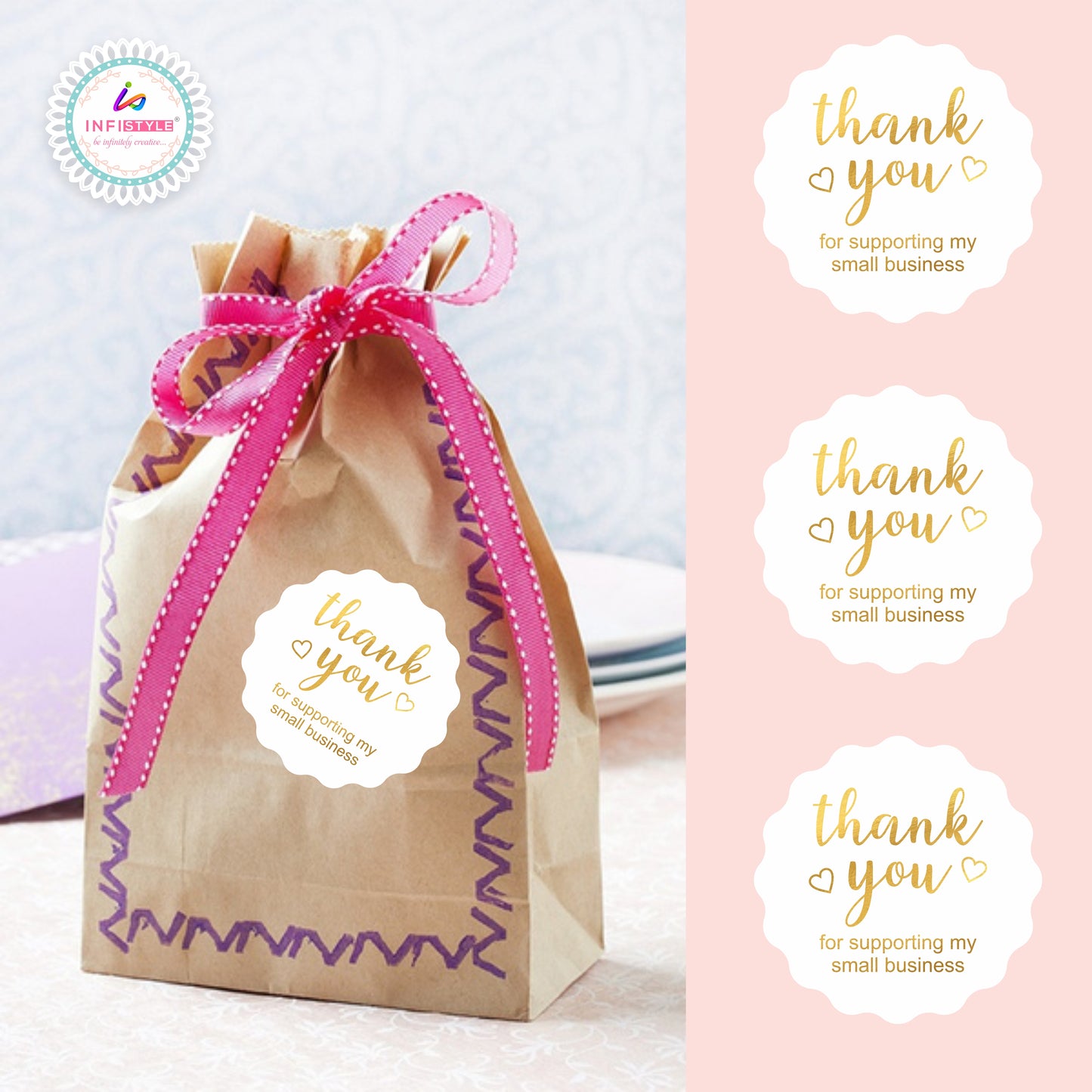 Thank You Stickers For Small Business