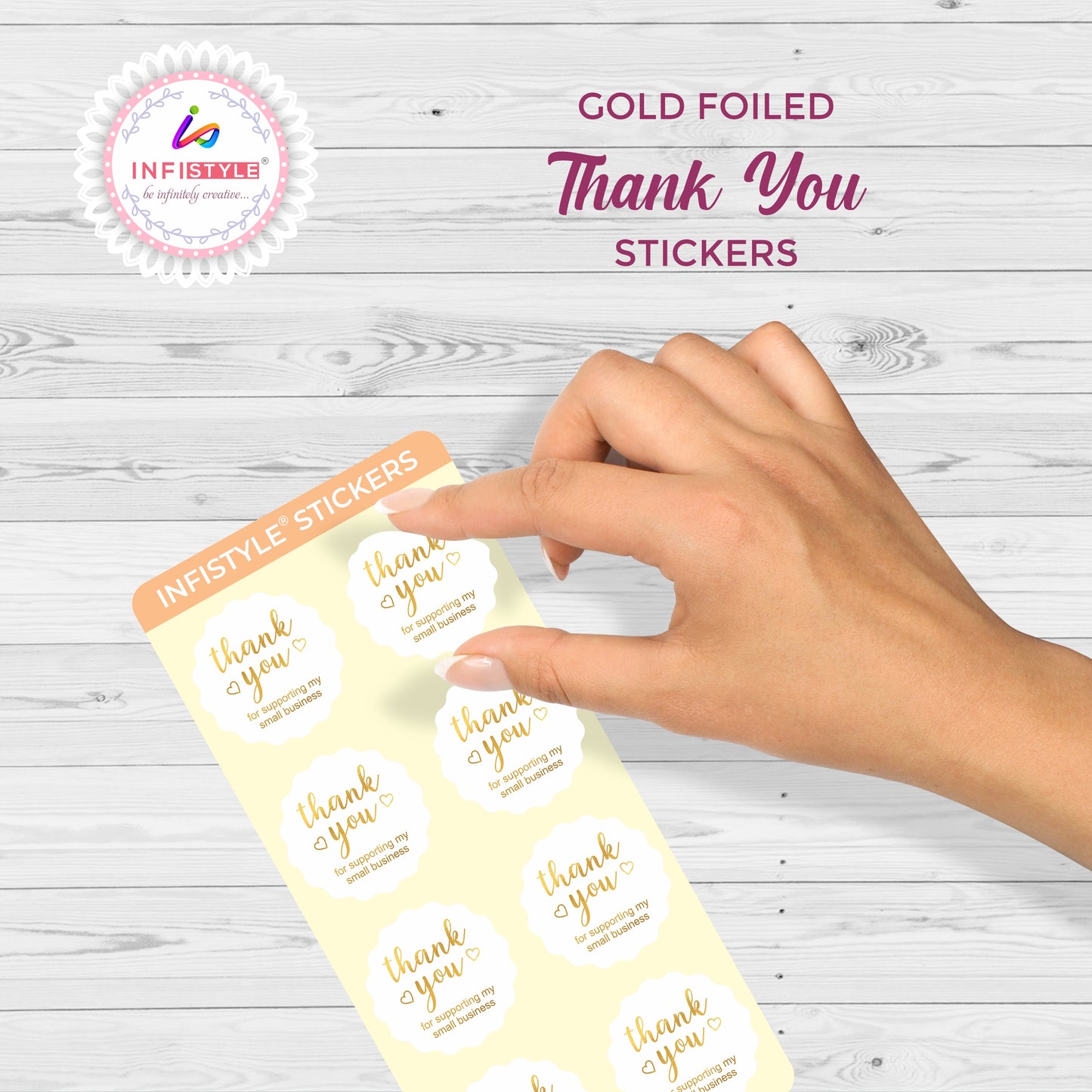 Thank You Stickers For Small Business