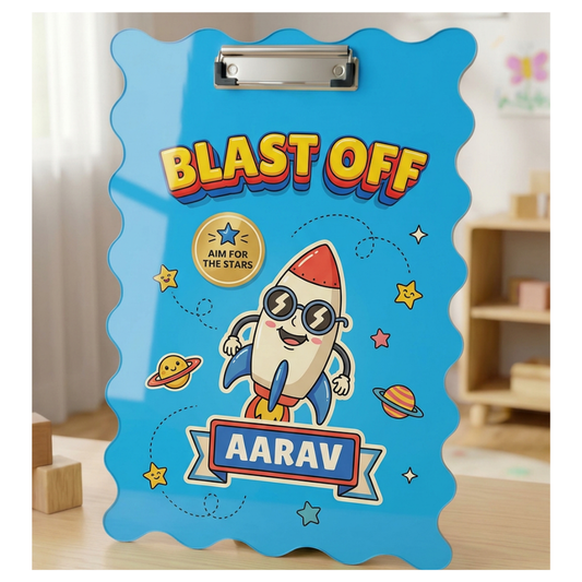 Customized Acrylic Exam Clipboard with Name | Personalized Name Examboard