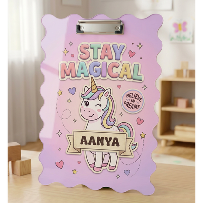 Customized Acrylic Exam Clipboard with Name | Personalized Name Examboard