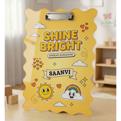 Customized Acrylic Exam Clipboard with Name | Personalized Name Examboard