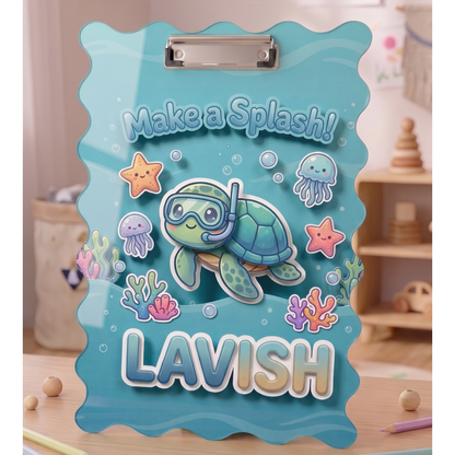 Customized Acrylic Examboard with Name | Personalized Name Examboard
