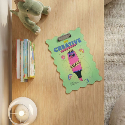 Customized Acrylic Exam Clipboard With Name (10 × 14 Inch)