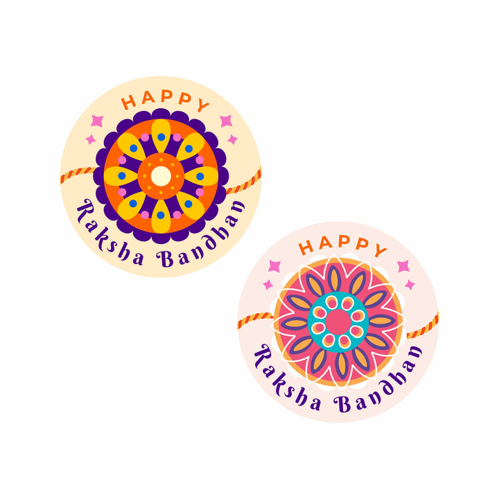 Buy Rakhi Stickers Online | Designer Raksha Bandhan Stickers