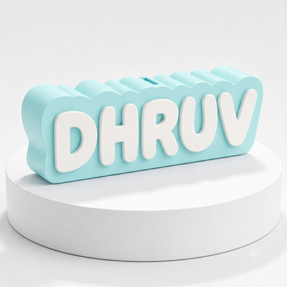 Personalised Name Piggy Bank | Custom 3D Printed Money Box for Kids & Gifting