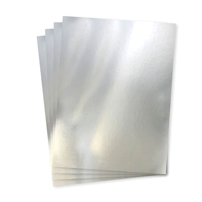 Silver Mirror Cardstock for DIY Crafts