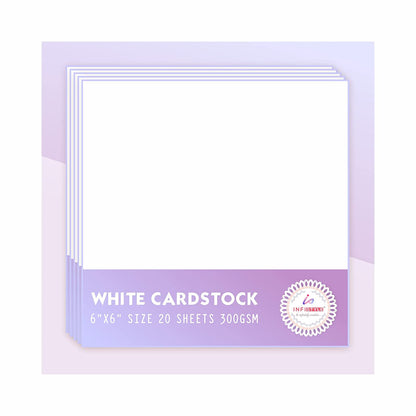White Craft Cardstock for Scrapbooking