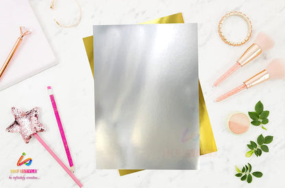 Silver Mirror Cardstock for DIY Crafts