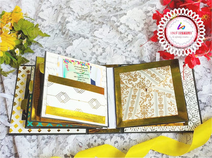Gold Mirror Cardstock for Scrapbooking