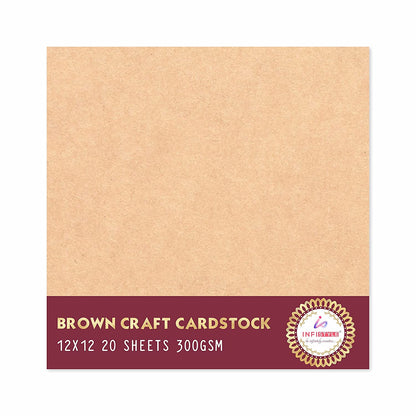 Brown Cardstock Sheets for Art and Crafts