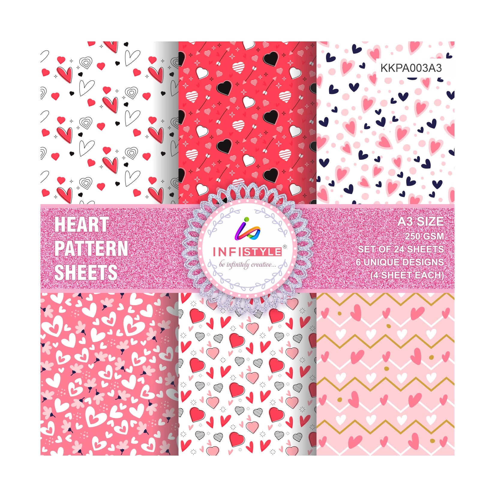 Pattern Paper Sheets | Decorative Craft Paper for DIY Projects – Infistyle