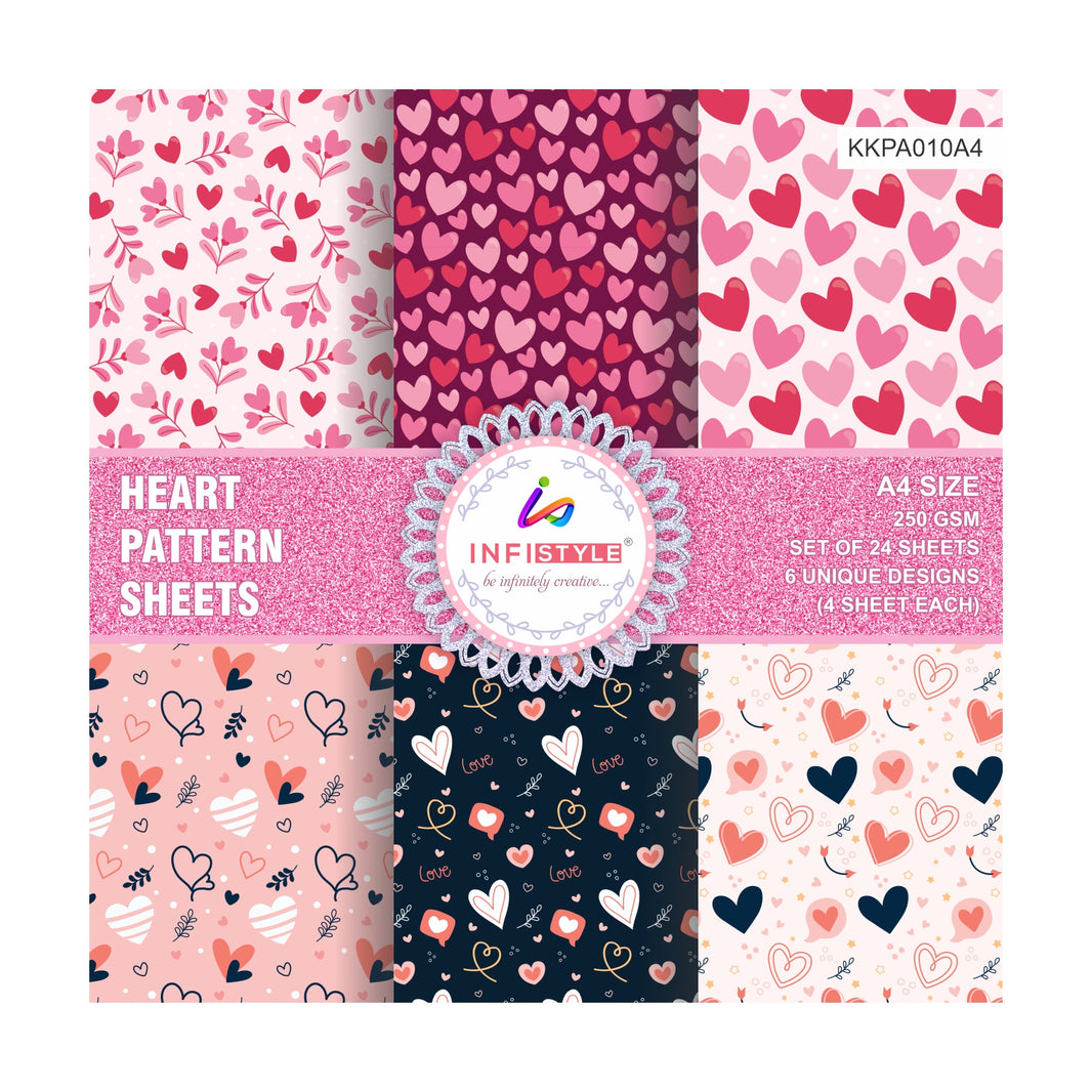 Pattern Paper Sheets for Craft, Scrapbook & Decoration