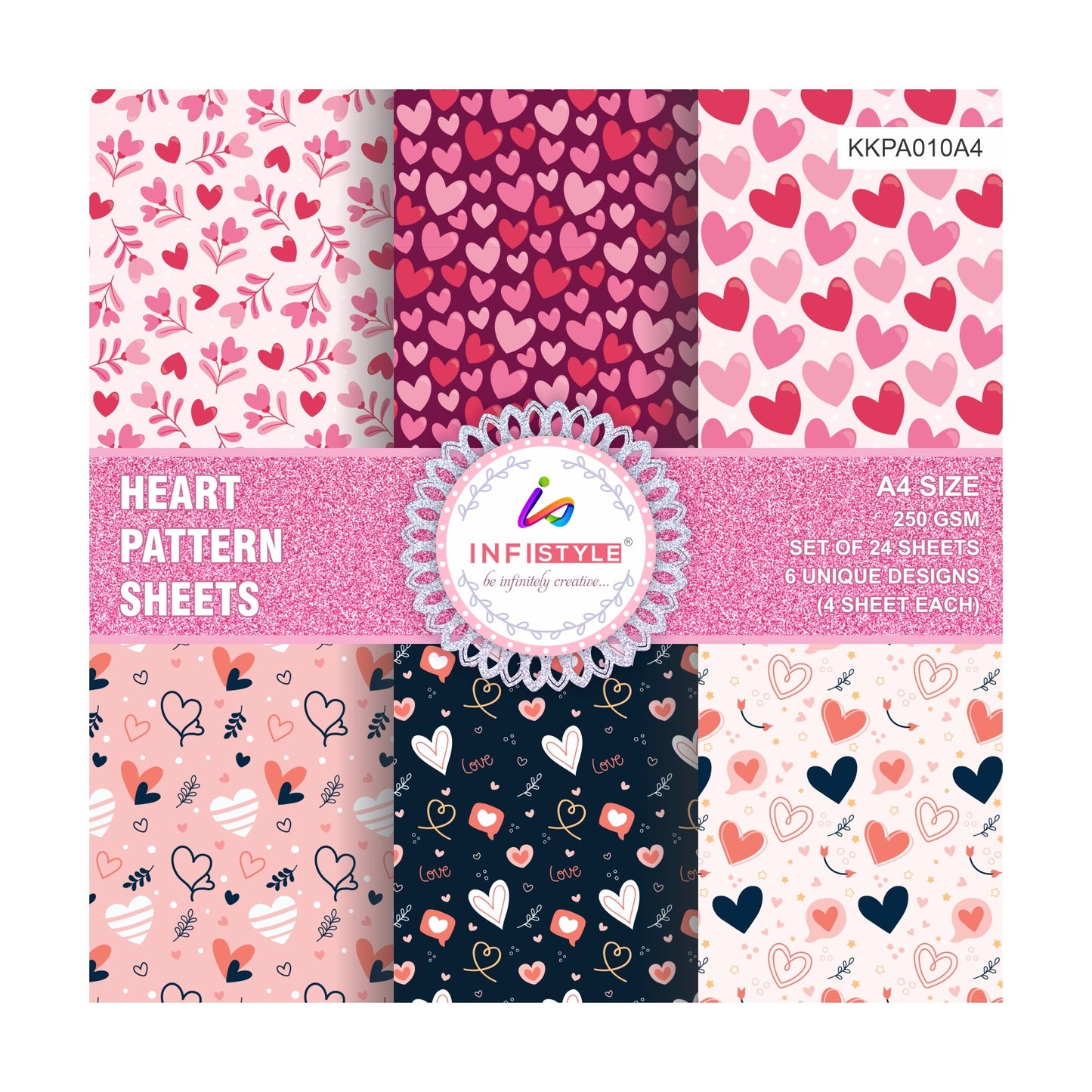 Scrapbooking Craft Paper Pack of 24