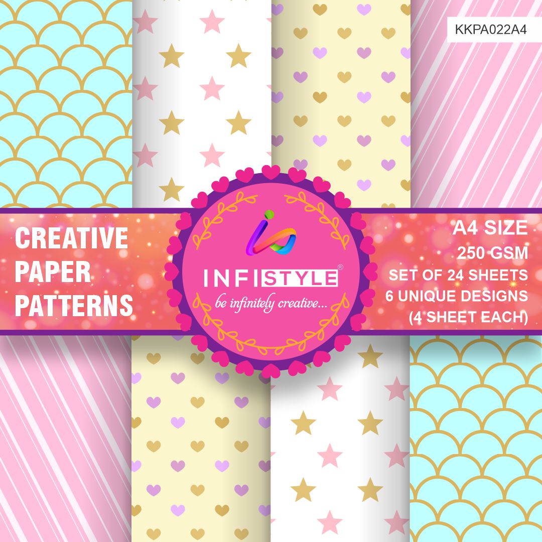 Scrapbooking Craft Paper 24 Sheets