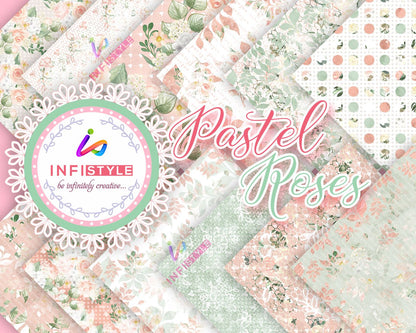 Premium Pastel Color Paper Pattern Pack of 24 Sheet 250 Gsm
