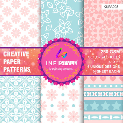 Scrapbooking Craft Paper Pack of 24