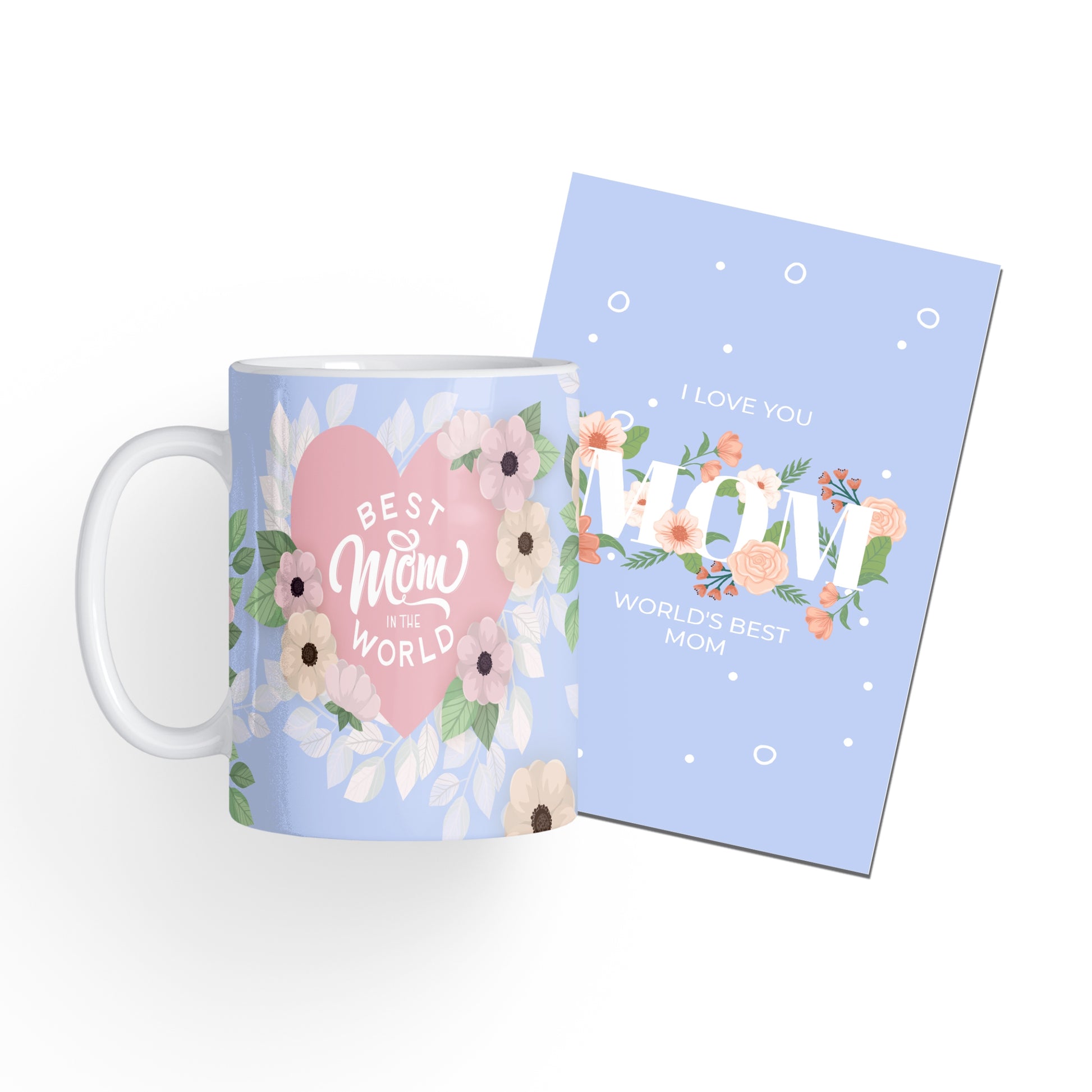 Mother’s Day Gift World’s Best Mother Combo Gift -Premium Mug and Greeting Card (MOTHER-001) - Infistyle