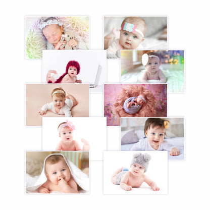 Baby Posters Set of 10 Cute Baby Posters For Baby Smiling Baby Posters Room Decor