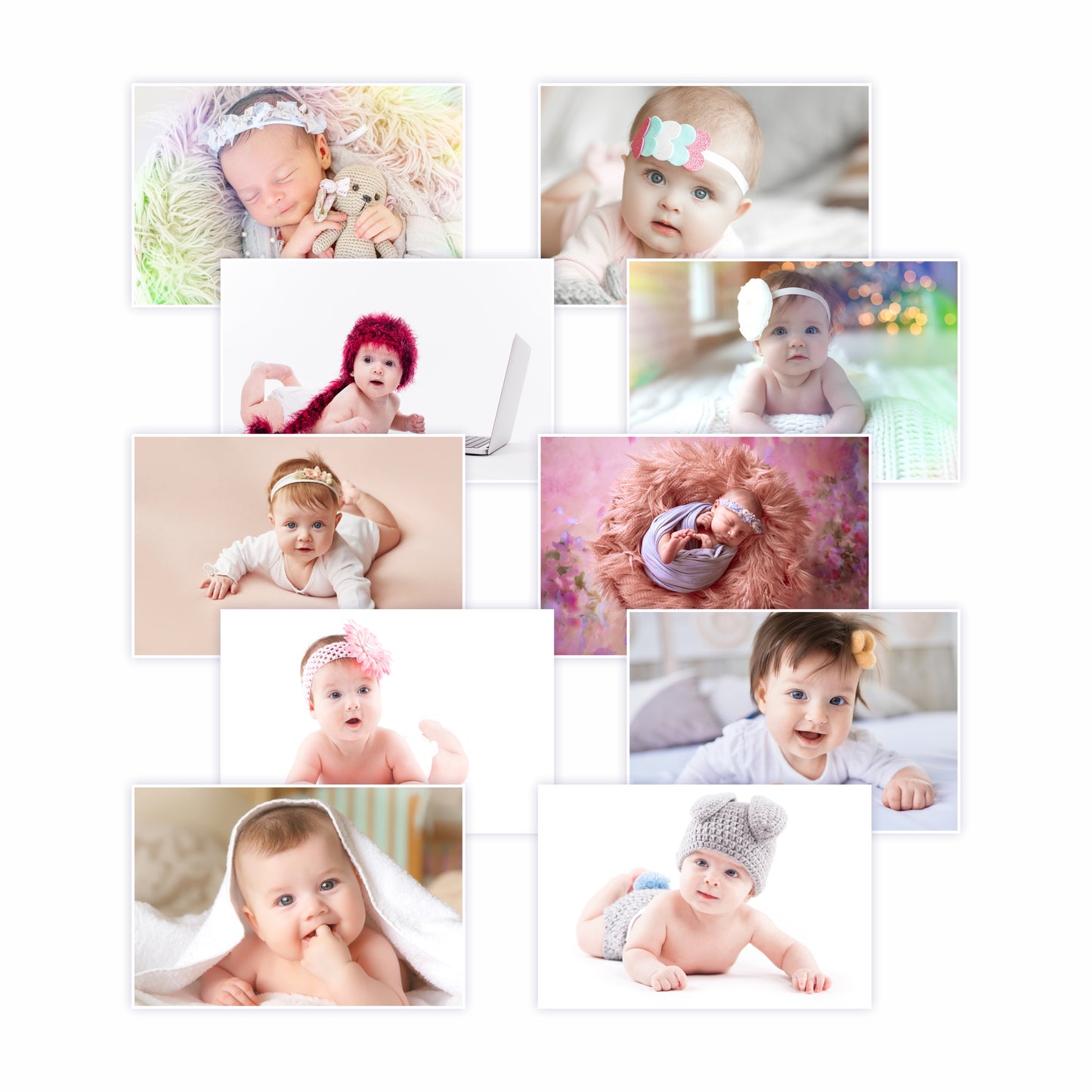 Baby Posters Set of 10 Cute Baby Posters For Baby Smiling Baby Posters Room Decor