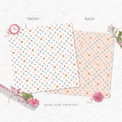 Pastel Paper Pattern Pack of 24 Sheet