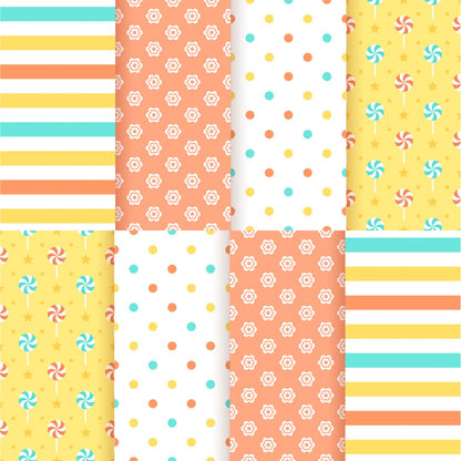 Scrapbook Craft Paper Pack of 24 Sheets
